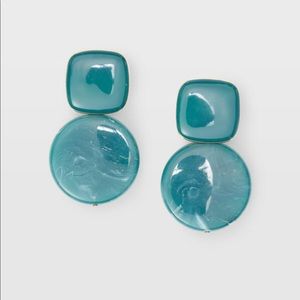 Club Monaco mixed drop earrings